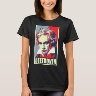 Beethoven Propaganda Poster Pop Kunst T-shirt