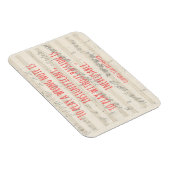 Beethoven Quote Magnet Magneet (Rechterzijde)
