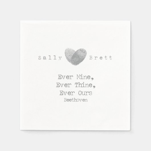 Beethoven Quote Napkin Servet (Voorkant)