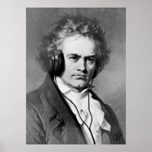 Beethoven Rocks - Art Print (Voorkant)