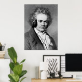 Beethoven Rocks - Art Print (Thuiskantoor)