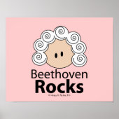 Beethoven Rocks Poster Beethoven (Devant)