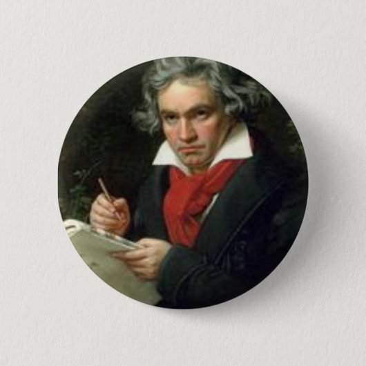 beethoven ronde button 5,7 cm (Voorkant)