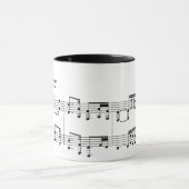 Beethoven Symfonie #9 (zwart) Mok (Midden)