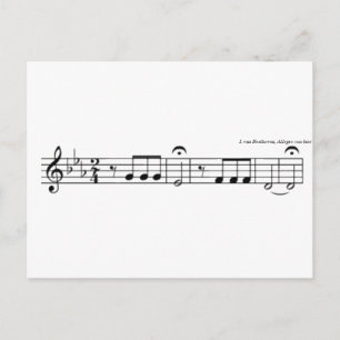 Beethoven Symphony No 5 Carte postale