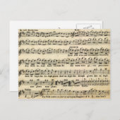 Beethoven Symphony No 9 Carte postale (Devant / Derrière)