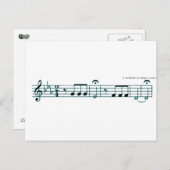 Beethoven Symphony nr. 5 Briefkaart (Voorkant / Achterkant)