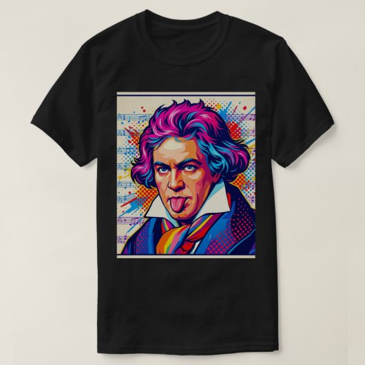 beethoven t-shirt (Design voorkant)