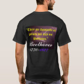 beethoven t-shirt (Achterkant)