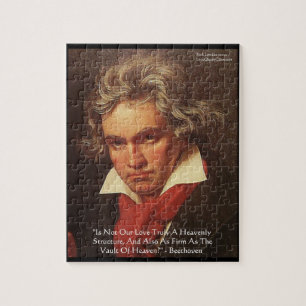 Beethoven "Van de Hemel" Liefdescitaat Legpuzzel