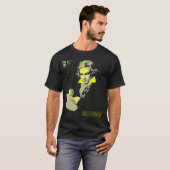 Beethoven Yellow Print Classical Music Shirt (Voorkant volledig)