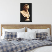 Beethovenbasue Canvas Afdruk (Insitu (Slaapkamer))
