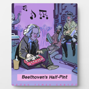 Beethovens Halve Pint Grappig Cadeau Fotoplaat