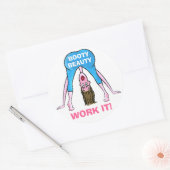 BEETJE BEAUTY-WORK HET! RONDE STICKER (Envelop)