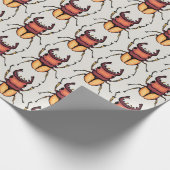 Beetle Art Entomology Insect Cadeaupapier (Hoek)