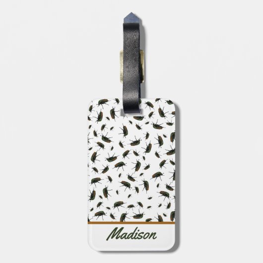 Beetle Bug Bagagelabels (Achterkant verticaal)