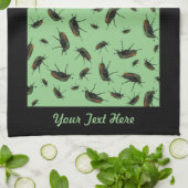 Beetle Bug Kitchen Towel - Optionele personalisati Theedoek (Gevouwen)