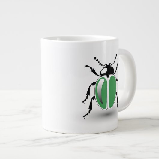 Beetle Delight Jumbo Cafee Mug (Devant droit)