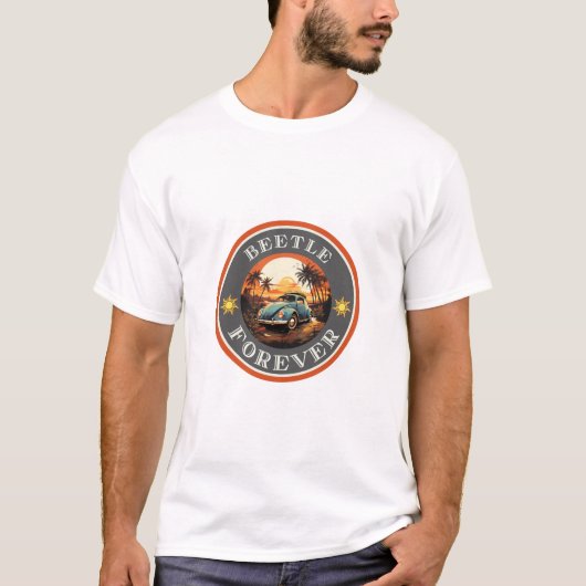 Beetle Forever Sunset Beach Tee T-shirt (Voorkant)