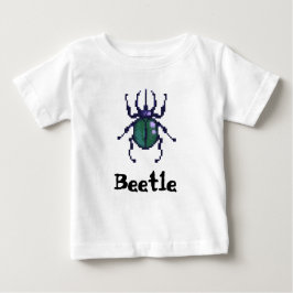 Beetle green pixel art