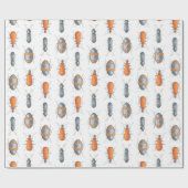 Beetle insectenpatroon cadeaupapier (Vlak)