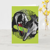 Beetlejuice | Adam & Barbara Griezels Kaart (Gele Bloem)