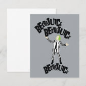 Beetlejuice Beetlejuice Beetlejuice Notitiekaartje (Voorkant / Achterkant)