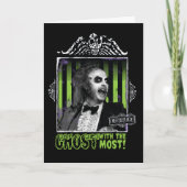 Beetlejuice | "Ghost With The Most"-portret Kaart (Voorkant)