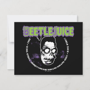 Beetlejuice   Harry de Jager Krimpende Hoofd Notitiekaartje