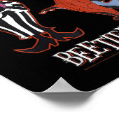 Beetlejuice Red Outline Beetlejuice en Lydia winke Poster (Hoek)