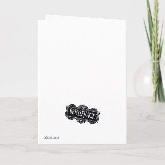 Beetlejuice | Tor in Stoel Kaart (Achterkant)