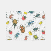 Beetles Fleece Deken (Voorkant (Horizontaal))