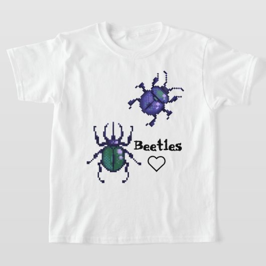 Beetles pixel art t-shirt (Laagn)