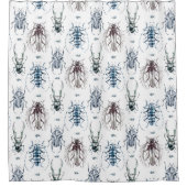 Beetles rideau de douche multicolore Aquarelle (Devant)