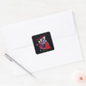 Beetlesap | Beetlesap en Lydia Weddenschap Vierkante Sticker (Envelop)