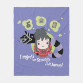 Beetlesap | Chibi Lydia "Strange and Unusual" Fleece Deken (Voorkant)