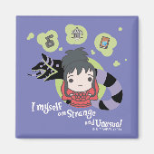 Beetlesap | Chibi Lydia "Strange and Unusual" Magneet (Voorkant)