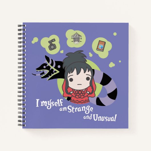 Beetlesap | Chibi Lydia "Strange and Unusual" Notitieboek (Voorkant)
