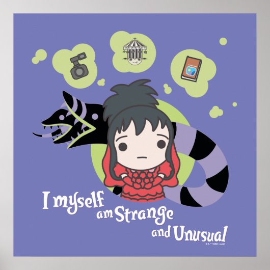 Beetlesap | Chibi Lydia "Strange and Unusual" Poster (Voorkant)