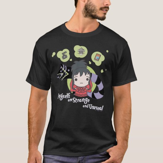 Beetlesap | Chibi Lydia "Strange and Unusual" T-shirt (Voorkant)