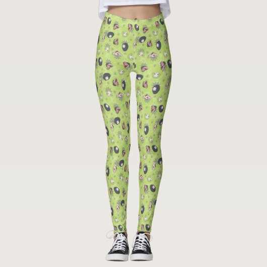 Beetlesap | Cute Chibi Toss Pattern Leggings (Voorkant)