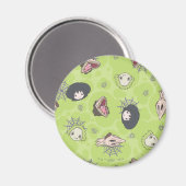Beetlesap | Cute Chibi Toss Pattern Magneet (Voorkant / Achterkant)