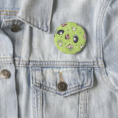 Beetlesap | Cute Chibi Toss Pattern Ronde Button 5,7 Cm (In situ)