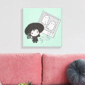 Beetlesap | Fotografie van Chibi Lydia Ghost Canvas Afdruk (Insitu (Woonkamer))