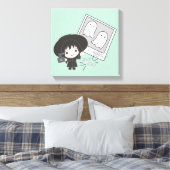Beetlesap | Fotografie van Chibi Lydia Ghost Canvas Afdruk (Insitu (Slaapkamer))