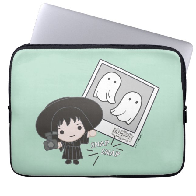 Beetlesap | Fotografie van Chibi Lydia Ghost Laptop Sleeve (Voorkant)