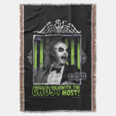 Beetlesap | "Ghost with the most"-portret Deken (Voorkant Verticaal)