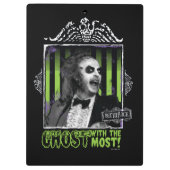 Beetlesap | "Ghost with the most"-portret Klembord (Achterkant)