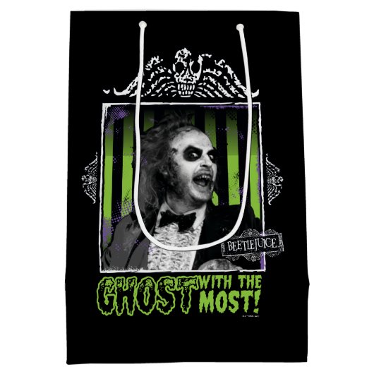 Beetlesap | "Ghost with the most"-portret Medium Cadeauzakje (Achterkant)