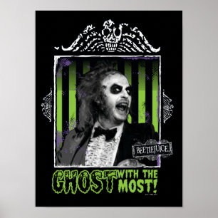Beetlesap   "Ghost with the most"-portret Poster